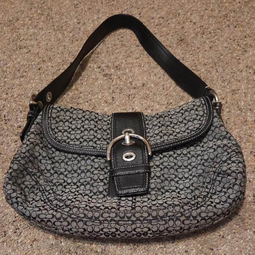 COACH Black and Gray Women's Bag